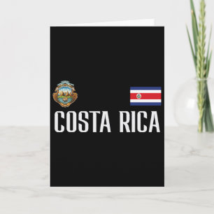 Costa Rica-Flagge Fußbal Fußball Fan Männer Frauen Karte