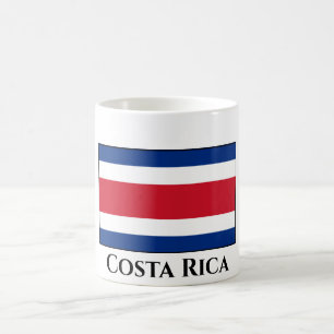 Costa Rica-Flagge Kaffeetasse