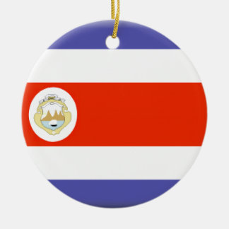 Costa Rica-Flagge Keramikornament