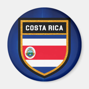 Costa Rica-Flagge Magnet