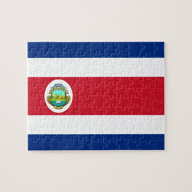 Costa-Rica-Flagge Puzzle (Horizontal)