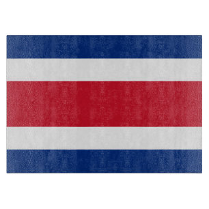 Costa Rica-Flagge Schneidebrett