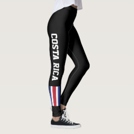 Costa Rica Flaggen-Gewohnheits-Leggings Leggings