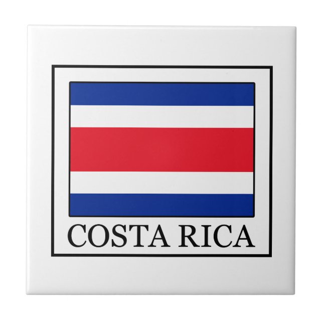 Costa Rica Fliese (Vorderseite)