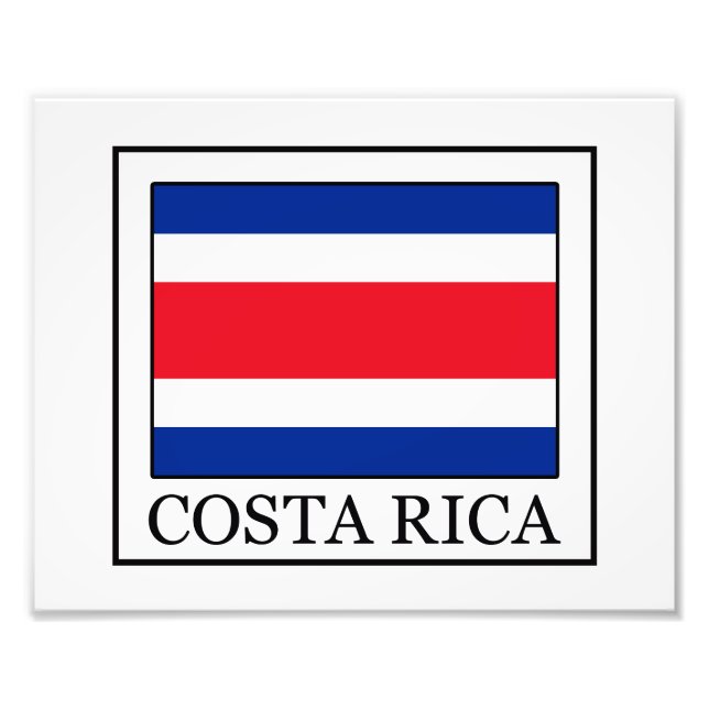 Costa Rica Fotodruck (Vorne)