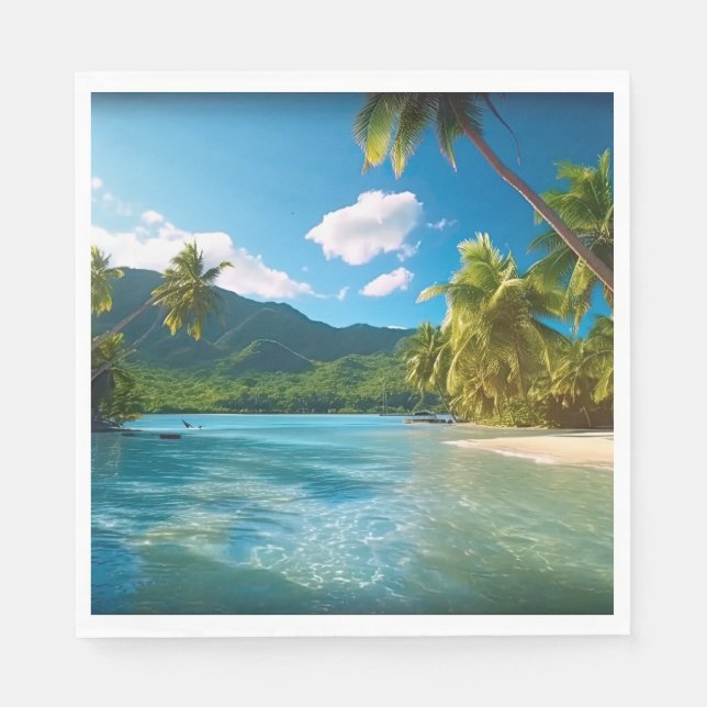 Costa Rica Inselparadies  Serviette (Vorderseite)