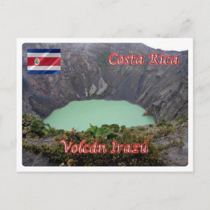 Costa Rica - Irazù Volcano - Postkarte