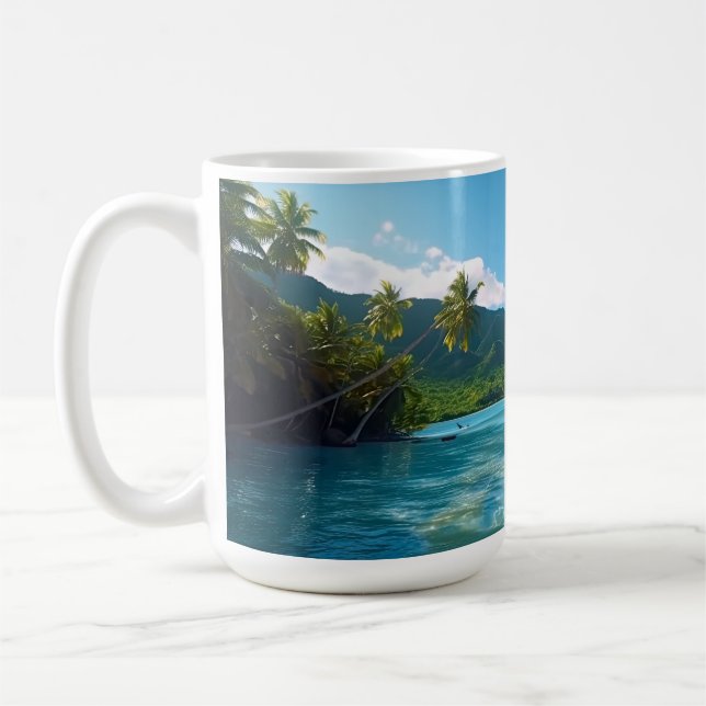 Costa Rica Island Paradise  Kaffeetasse (Links)
