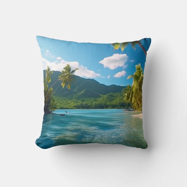 Costa Rica Island Paradise  Kissen (Vorderseite)