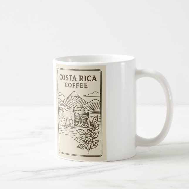 Costa Rica Kaffeetasse (Rechts)