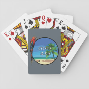 Costa Rica - Karten spielen, Standardindex-Gesicht Spielkarten