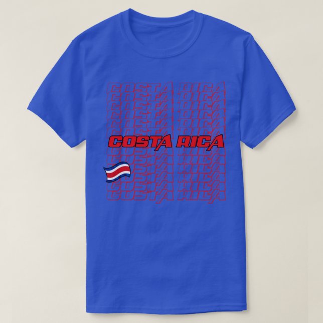 Costa Rica Kaskade Text 1 T-Shirt (Design vorne)