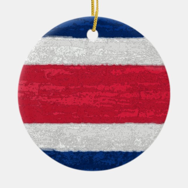 Costa Rica Keramik Ornament (Vorne)