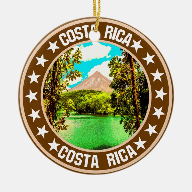 Costa Rica Keramik Ornament (Vorne)