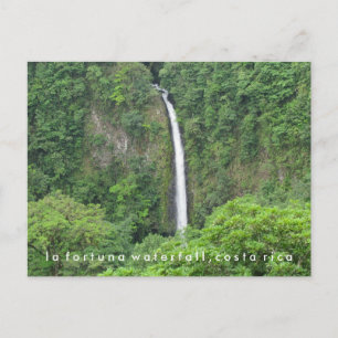Costa Rica La Fortuna Wasserfall Postkarte