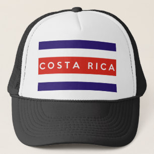 Costa rica - Länderkennzeichen Truckerkappe