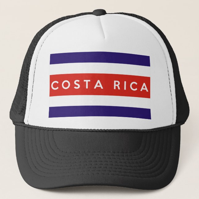 Costa rica - Länderkennzeichen Truckerkappe (Vorderseite)
