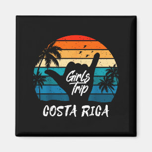 Costa Rica Mädchen-Trip passend Costa Rica Magnet