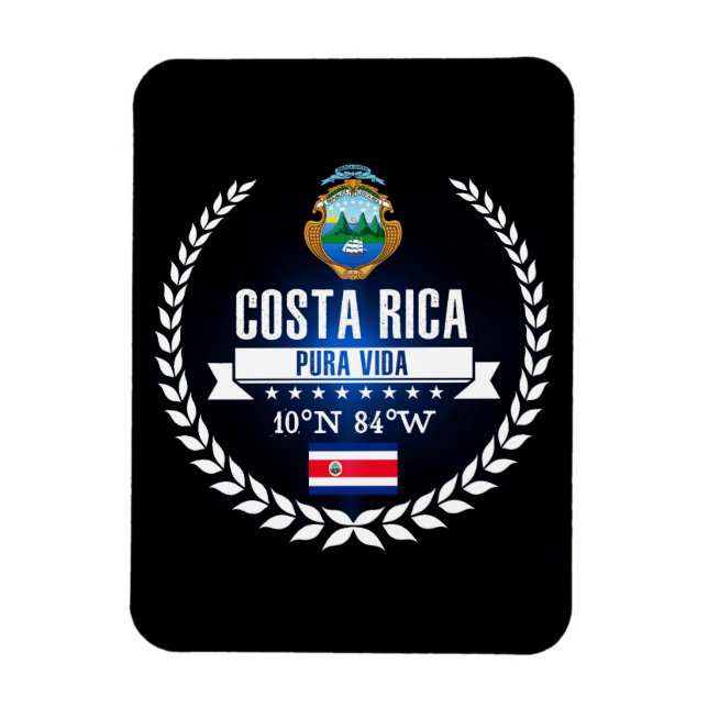 Costa Rica Magnet (Vertikal)