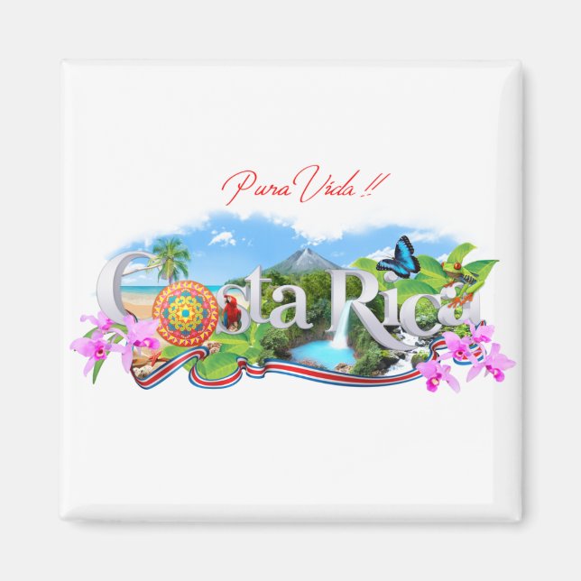 Costa Rica Magnet (Vorne)