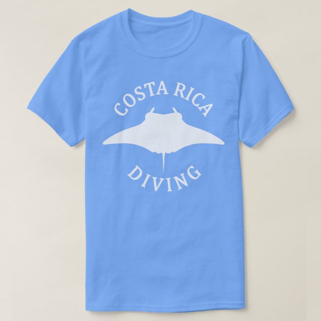 Costa Rica Manta Ray Scuba Diving 1 T-Shirt (Design vorne)