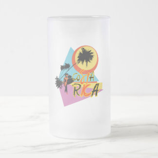 Costa Rica Mattglas Bierglas