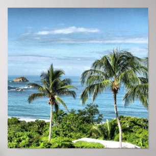 Costa Rica - Meilen von keinem wo Poster