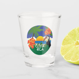 Costa Rica mit Toucan Schnapsglas