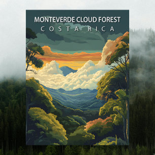 Costa Rica Monteverde Nebelwald Reise Postkarte