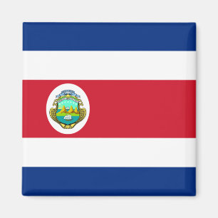 Costa Rica - Nationalflagge Costa Ricas Magnet