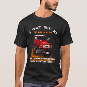 Costa Rica Off Road 4x4 Vintage 4-Rad-Antrieb Mats T-Shirt