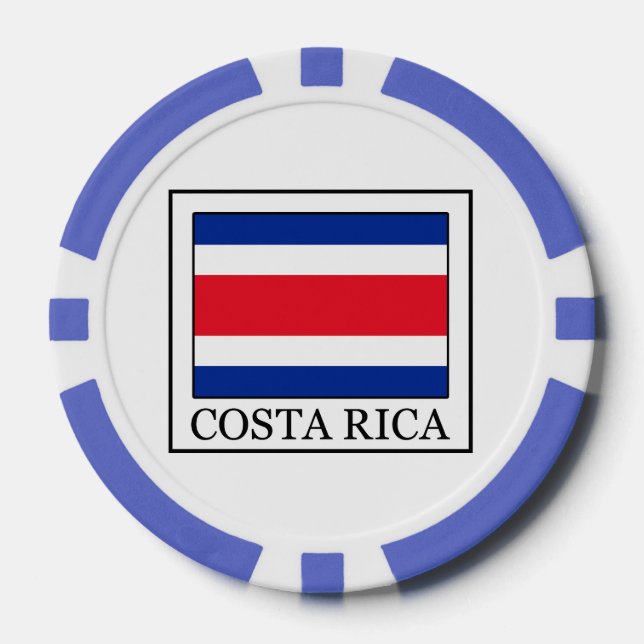 Costa Rica Pokerchips (Vorderseite)