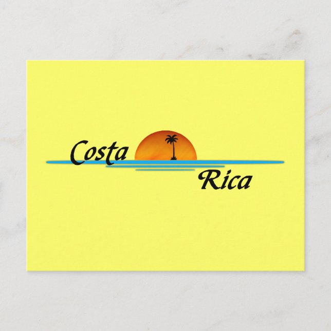 Costa Rica Postcard Postkarte (Vorderseite)