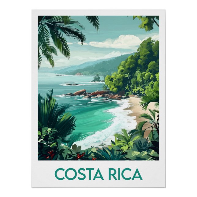 Costa Rica Poster (Vorderseite)