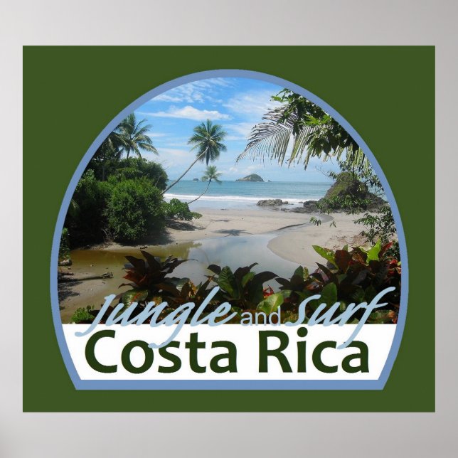 Costa Rica POSTER Print (Vorne)