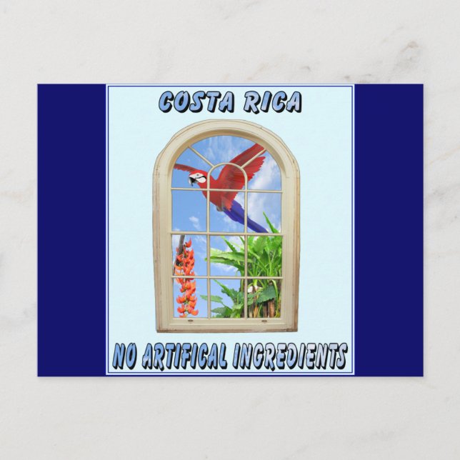 Costa Rica Postkarte (Vorderseite)
