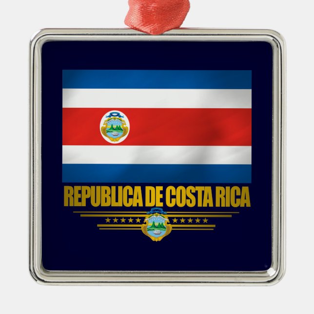 "Costa Rica Pride" Ornamente (Vorne)
