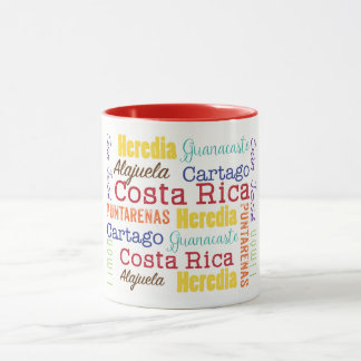 Costa Rica Provinz-Kaffee-Tasse Tasse