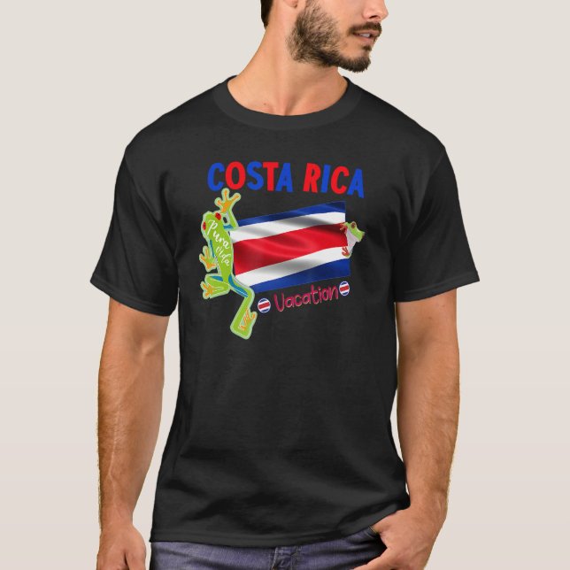 Costa Rica Pura Vida Family Friends Vacation Match T-Shirt (Vorderseite)