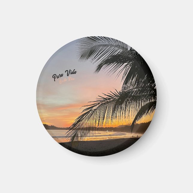 Costa Rica "Pura Vida" Magnet  (Vorne)