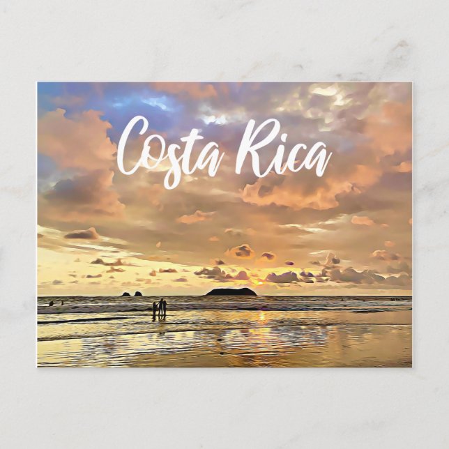 Costa Rica Pura Vida Postcard Postkarte (Vorderseite)