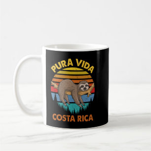 Costa Rica Pura Vida Sloth Kaffeetasse