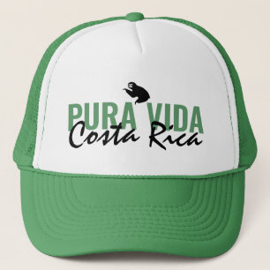 Costa Rica Pura Vida Sloth Truckerkappe