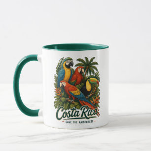Costa Rica Regenwald Vögel Tasse