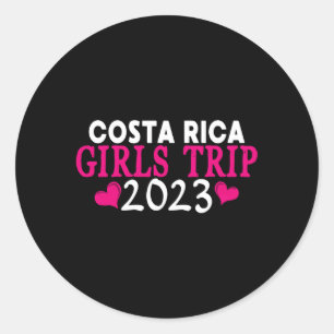 Costa Rica Reise 2023 'S Junggesellinnenabschied P Runder Aufkleber