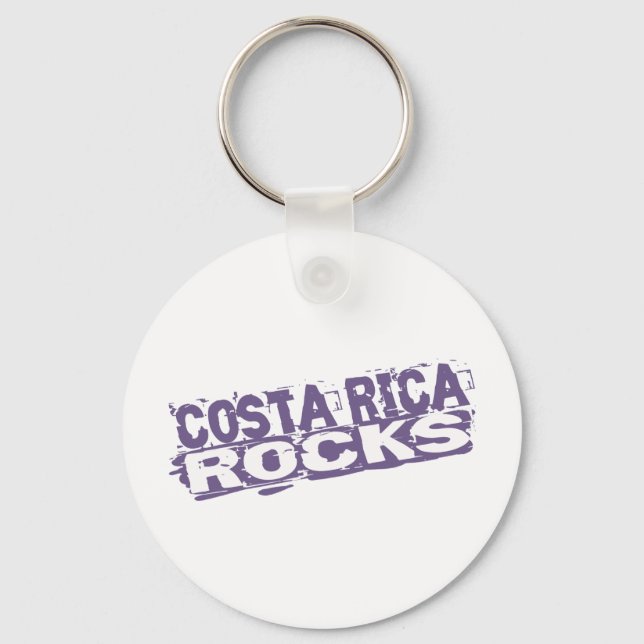Costa Rica Rocks Schlüsselanhänger (Vorderseite)