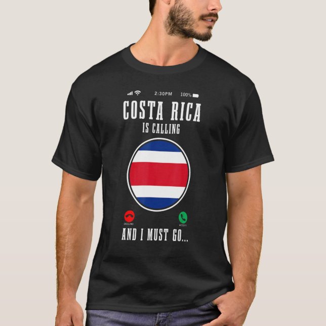 Costa Rica ruft an und ich muss Costa Rica gehen F T-Shirt (Vorderseite)
