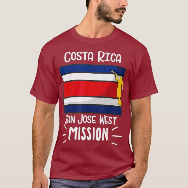 Costa Rica San Jose East Mormon LDS Mission Gesche T-Shirt (Vorderseite)