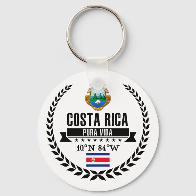 Costa Rica Schlüsselanhänger (Vorderseite)