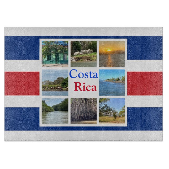 Costa Rica Schneidebrett (Vorderseite)